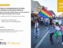 Invitacion a Conferencia: Crianza y acompañamiento de niñes no binarios en la primera infancia: experiencias parentales desde una perspectiva afirmativa del desarrollo humano.