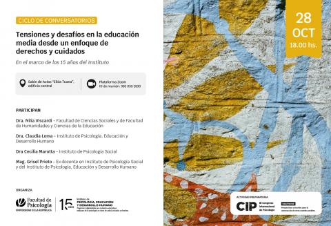 Invitación al último conversatorio del IPEDH