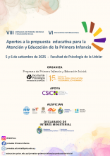 Afiche VIII Jornadas de Primera Infancia y Educación Inicial