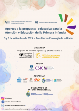 Afiche VIII Jornadas de Primera Infancia y Educación Inicial
