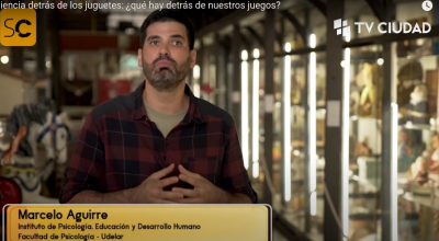 Captura de la nota al docente Marcelo Aguirre
